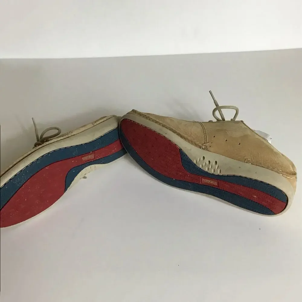 Dexter Men’s  Shoes Tan Leather  Comfort Tie up Shoes  Size 9M EUC Gorpcore